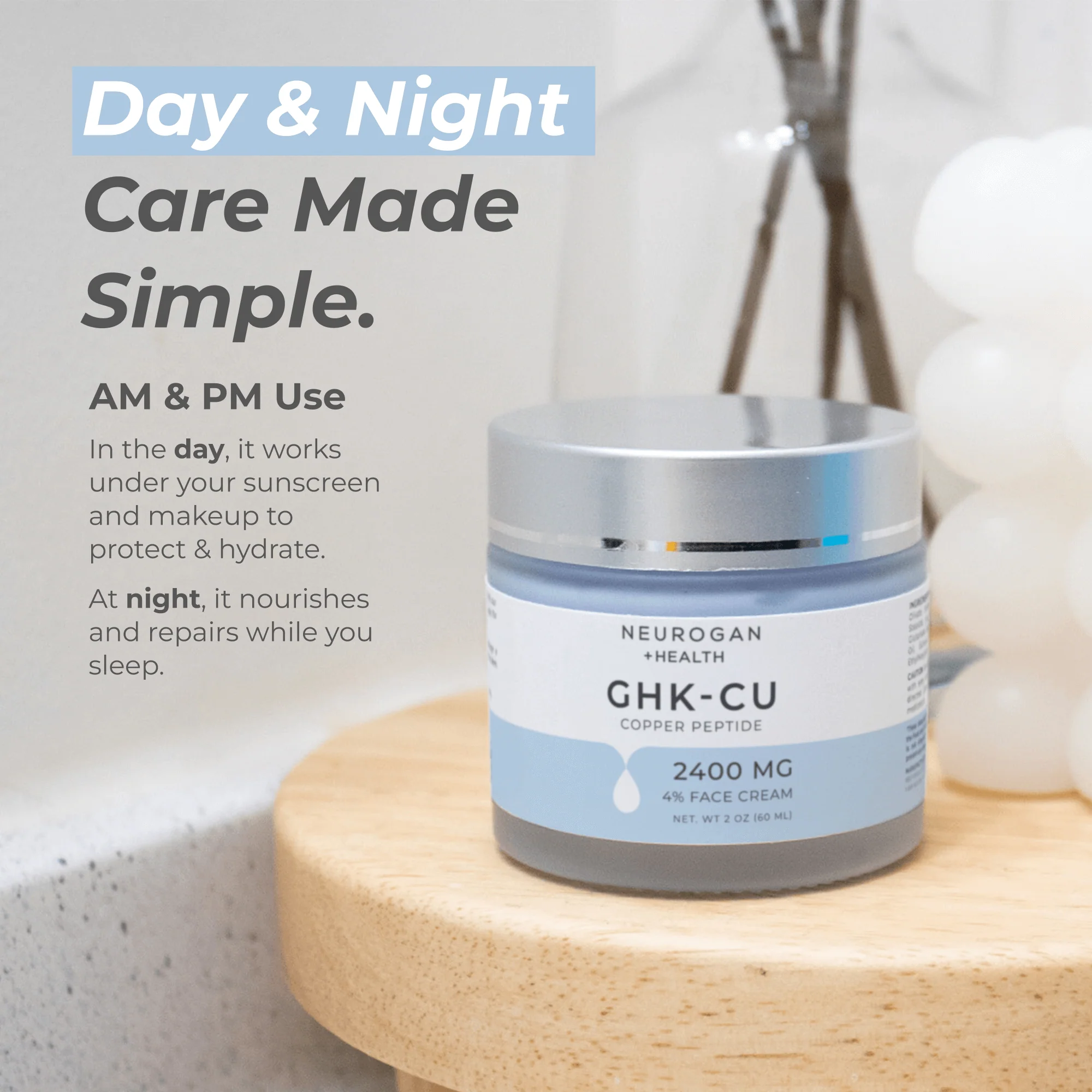 Advanced GHK-Cu Copper Peptide Face Cream 2400mg - Image 7