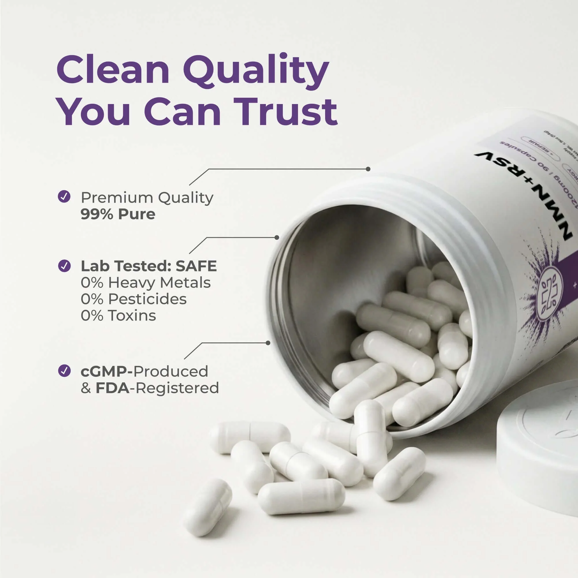 NMN + Resveratrol Capsules - Image 5